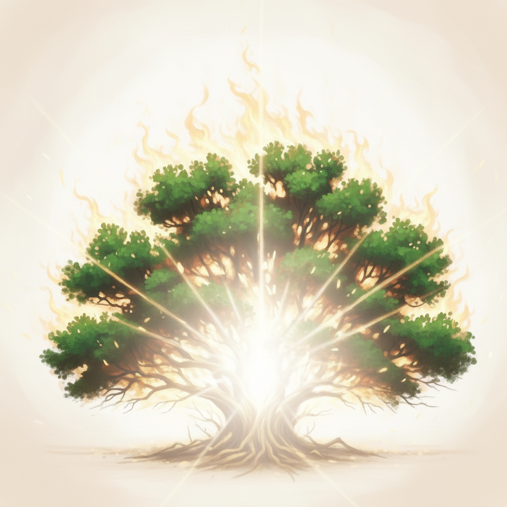 Burning Bush - Soft White Glow